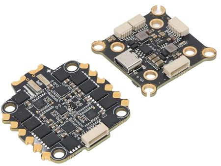 Headerbs H743 Flight Controller Stack, 4-in-1 ESC-Board, STM32H743-Prozessor, OSD-Barometer für FPV-Drohnenrennen und Luftaufnahmen