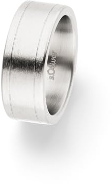 s.Oliver Herren Schmuck – Ring aus Edelstahl – Basic – Klassisch, Zeitlos und Dezent – Perfekte Geschenkidee