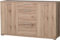 Germania 3201-177 Sideboard GW-Top in Sanremo-Eiche-Nachbildung, 144 x 88 x 40 cm (BxHxT)