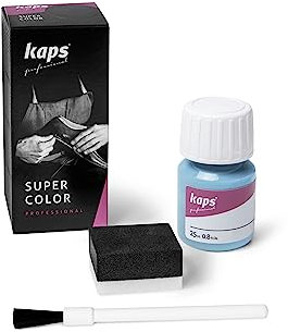 KAPS Super Color, Leather Dye for Natural Leather, Faux Leather and Fabric, Leather Dye 25 ml (121 - Sky Blue)
