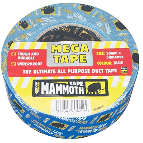 Everbuild 2MEGBL50 Mammoth Mega Allzweck-Klebeband, Blau, 50 mm x 50 m