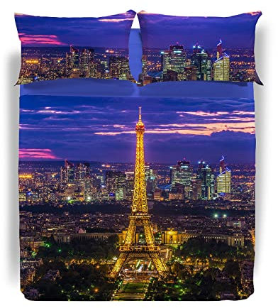 Caleffi Paris Bettwäsche, Baumwolle, Einheitsgröße für Doppelbett