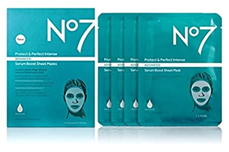 No7 Protect & Perfect Intense ADVANCED serum boost sheet masks