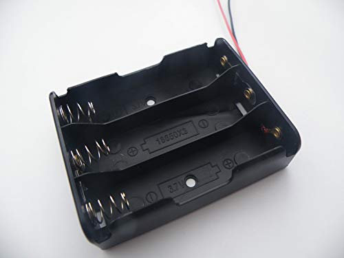 18650 Battery Holders, Plastic Battery Holder Case 10PCS 3X 18650 Serial Battery Holders 3.7V (Batteries are not Included)