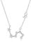 Sterling Silver Leo Zodiac Necklace Constellation Pendant,12 Horoscope Sign July-Aug Birthday Gifts for WomenMen＆Girls,Astrology Zodiac Star Jewelry Necklace Chain 18(With Gift Box)