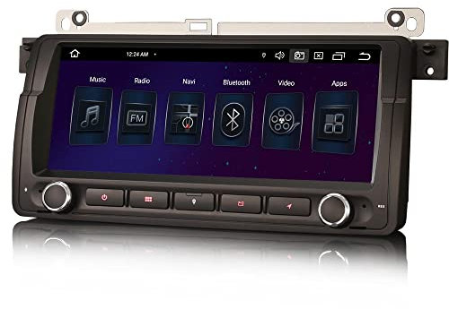 ERISIN Autoradio Android 11 da 8,8 pollici per BMW Serie 3 E46 MG ZT Rover 75 Supporto GPS Sat Nav Carplay Android Auto DSP Bluetooth Wifi 4G DAB + TPMS 4-core 2GB RAM + 32GB ROM