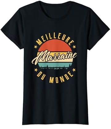 Meilleur cadeau Marraine du Monde Super Vintage T-Shirt