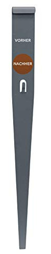 bellissa - Bodenanker-Fixierung für Rasenkanten Cortenstahl Höhe 20cm 10er Set - Robuster Erdanker für zusätzliche Stabilisierung von Beetabgrenzungen & -einfassungen - Erdspieß für Beetbegrenzung