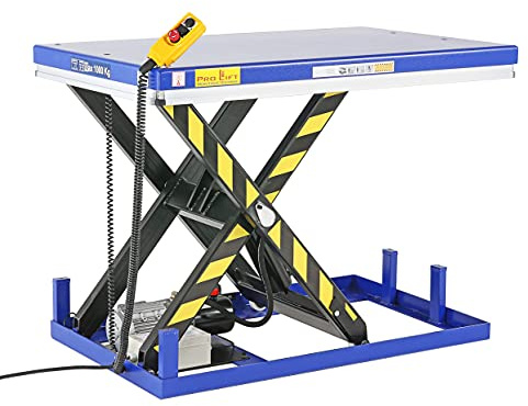 Pro-Lift-Montagetechnik 1000kg Hubtisch elektrisch 230V Scherenhubtisch 1t 205mm - 1000mm
