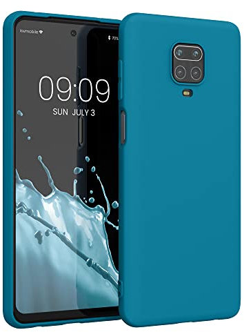 kwmobile Custodia Compatibile con Xiaomi Redmi Note 9S / 9 Pro / 9 Pro Max Cover - Back Case per Smartphone in Silicone TPU - Protezione Gommata - blu indaco