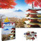 Universal Castle Welt Wahrzeichen Jigsaw Puzzle 1500 Teile Puzzle für Erwachsene und Kinder ab 14 Jahren (Mount Fuji, Japan)