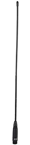 NA-771 Antena de Walkie Talkie de Mano de 38 Cm, Antena Macho SMA, Antena de Mano con Conector SMa de Doble Banda, Bobina Suave Y Flexible, 144/430 MHz, para Walkie Talkie con Conector SMa