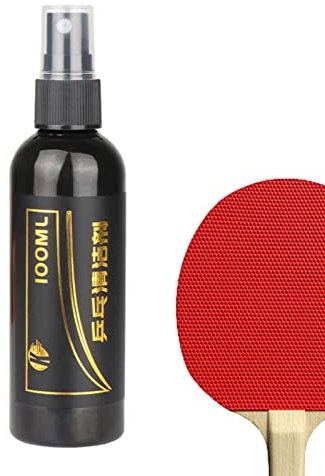 Minan Table Tennis Racket Care Kit,Ping-Pong Paddle Cleaner Detergent - 100ml Table Tennis Racket Cleaning Spray Ping-Pong Bat & Blade Equipment Care Accessories