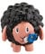 Alessi Massimo Giacon,Marcello Jori Alessi Nerona AGJ01 13 - Figurine for Nerona Design Nativity Scene, Made of Porcelain and Hand Decorated, Multicolored