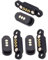 Nicfaky 3 Paar federbelastete magnetische Pogo Pin Stecker 3 Positionen Magnete Pitch 2,3 MM 3P Durchgangslöcher männlich weiblich Sonde