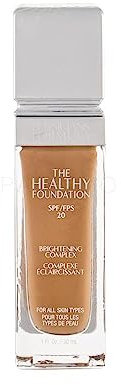 Physicians Formula The Healthy Foundation, Langanhaltende, Leichte und Aufbaubare Flüssig-Foundation mit Satin-Finish, Farbton MN3