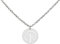 DAHEIM Halskette The Palm Dubai - filigrane Kette Palm Island Dubai für Damen und Frauen, Heimat-Schmuck Emirate UAE aus Edelstahl (silber-farben) DHK306