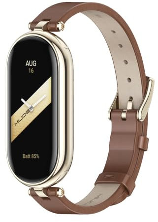 MIJOBS Ersatzarmband für Xiaomi Mi Band 10/9/8, einfache Installation Intelligentes Edelstahlband, Stil verstellbares Metallband für Xiaomi Band 9