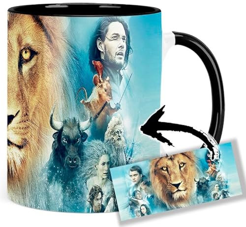 The Chronicles Of Narnia The Voyage Of The Dawn Treader Tasse Innen & Henkel Schwarz Keramikbecher Mug