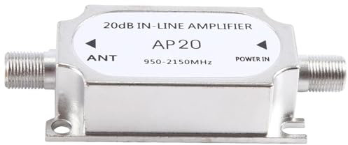 AIDIRui Amplificateur AP20 Satellite 20 DB, Amplificateur de Signal 950-2150MHZ pour Renforcer la Force du Signal des Câbles D'Antenne., 500424493