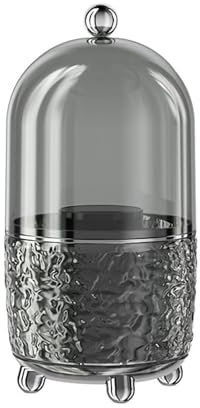 Soporte for brochas de maquillaje con tapa, organizador de maquillaje giratorio 360, vaso for brochas de maquillaje con 6 ranuras, organizador de brochas de maquillaje impermeable, for tocador, almace