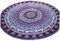 Amosfun Badetücher Indische Mandala-stranddecke Badehandtuch Badetuch Indisches Strandtuch Indische Stranddecke Runde Stranddecke Indien Runden Violett Strandtuch Für Paare