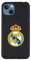 LA CASA DE LAS CARCASAS Real Madrid Escudo Real Madrid Liquid Silicone Case for iPhone 14 to Protect Your Mobile Phone, Flexible Layer with Official Real Madrid License
