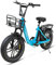 SAMEBIKE E-Bike Klapprad Elektrofahrrad mit 20 Zoll Fat Tire, 13Ah Lithium-Akku für Lange Reichweite bis 120KM, 7-Gang-All-Terrain Ebike Herren für MTB, Strand & Schnee (Seeblau)