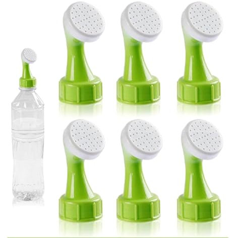 JYTDBCS - Lot de 6 arrosoirs en plastique pour bouteilles à boire, semis, jardin, mini arrosoir