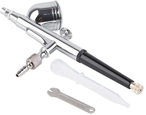 Gigicial Air Brush Paint, Airbrush Kit, Airbrush Kit Rechargeable Cordless Airbrush Compressor, Rechargeable Handheld Cordless Air Brush, for Nails Art, Painting, Cake Decor, Cookie, Makeup (0.2mm)