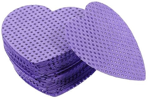 LALADEFIEE 200sheets Heart Shaped Nail Polish Remover Wipes Safe for Gel Nails Easy to Use Compact Storage Case for Travel Manicure Cleanup