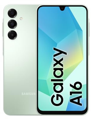 Samsung Galaxy A16 4G Android Smartphone, Super Amoled 6.7 Screen, Multiple Cameras, 128GB Storage, Light Green, 3 Year Manufacturer Extended Warranty (UK Version)