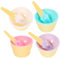 Amosfun Eisbecher-set Mit Löffeln 4 Stück Kunststoff Eisbecher Für Kinder Für Dessertpartys