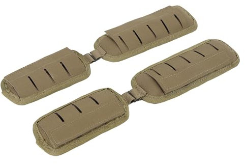 SIVIGEAR 2-in-1 Tactical MOLLE Plate Carrier & Backpack Shoulder Pads - Adjustable, Padded, 500D Nylon, Durable Outdoor Gear for Men & Women