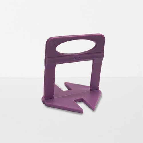 NIVELPRO Clips Niveladores de Azulejos 1 mm, 1000 uds, Suelo y Pared