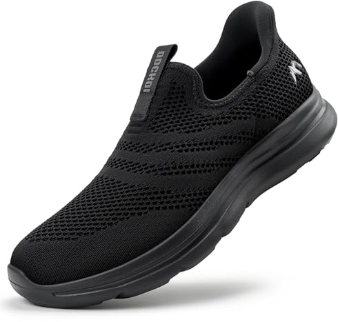 ODCKOI Baskets Slip-on Homme Respirantes - Légères et Confortables pour Ville, Randonnée, Course à Pied - Chaussures de Sport sans Lacets en Mesh Minimalistes-Xin