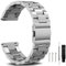 NHYHEHMR Rilascio rapido in acciaio inossidabile orologio in acciaio inossidabile cinghia di orologio spazzolato in metallo in metallo 18 mm 20mm 22mm Smartwatch di sostituzione da uomo da donna