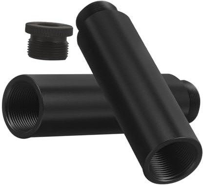 BESPORTBLE Mikrofonständer Verlängerungsrohr mit Metalladapter Einstellbare Mikrofonarm Verlängerung für Boom Arm und Podcast Kompatibel mit Meisten Mikrofonständern für Live streaming und