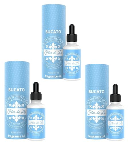 Flor De Lis Perfume para Secadora – Fragancia a Ropa Limpia – Pack de 3 – Aceite Perfumado