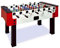 Bandito Outdoor Tischfußball Storm F-2 (schwarz/rot/weiß, Teleskopstangen (SA))
