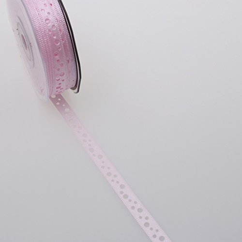 Satinlochband - rosa - 9 mm - 20 m - 54009 31