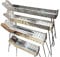Mini barbecue en acier inoxydable de 50 cm avec pieds pliables