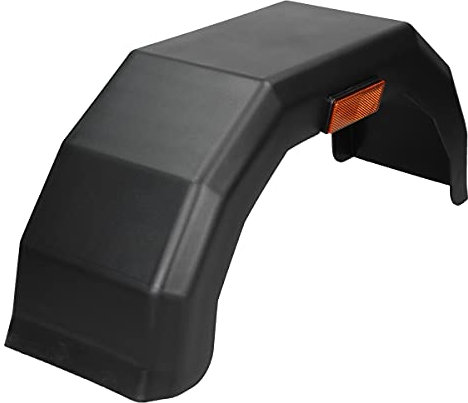 ECD Germany Anhänger Kotflügel 10 - 180 mm / 605 mm - Kunststoff - Kotflügel Schutzblech Radabdeckung