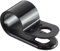 GTSE 100 Pack of Black Nylon P-Clips, 7.9mm (5/16”) Diameter, Plastic Cable Clips