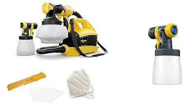 Wagner 2361551 Spruzzatore Universale W 690 Flexio, 630 W + Serbatoio Spray per Legno/Metallo per Finiture Particolarmente Lisce, Contenitore 600 Ml