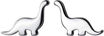 Kleine Dinosaurier-Ohrringe S925-Silber Niedliche Tier-Ohrringe Knorpel-Ohrstecker Statement-Ohr-Knorpel-Ohrringe Piercing für Frauen kleine Mädchen