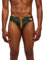 SUNDEK Diwalter Camou Swim Brief, Slip Mare da Uomo (IT, Testo, S, Regular, Regular, Deep Forest Camo)