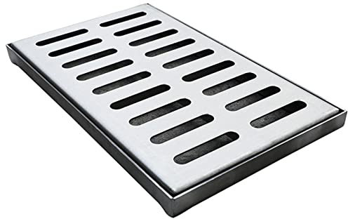 Filtros de drenaje de acero inoxidable Rejilla de drenaje de canal, Rejilla de drenaje de sumidero, Rejilla de drenaje de patio Rejilla de placa de cubierta de zanja Rejilla de agua de lluvia