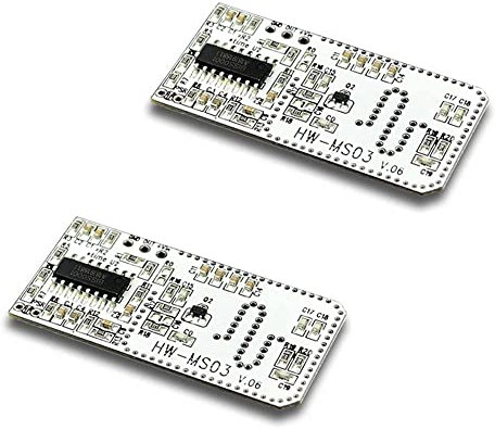 RAKSTORE HW-MS03 Hochleistungs-Bewegungsmelder-Modul, Radar-Bewegungssensor, 2,4 GHz bis 5,8 GHz, Mikrowellen-Radar-Sensor-Modul für Arduino, 2 Stück