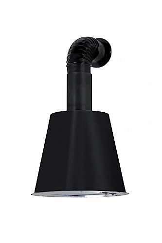 Cappa Cucina Aspirante a Parete Larghezza 45 cm colore Nero